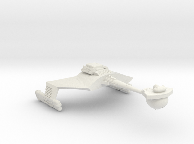 3788 Scale Klingon D7VB Strike Carrier WEM in White Natural Versatile Plastic