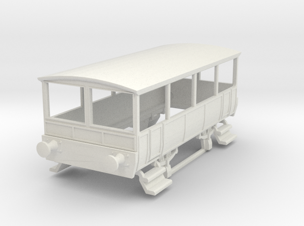 o-87-wcpr-drewry-open-railcar-trailer-1 in White Natural Versatile Plastic