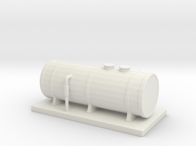 Flammable Gas Container  in White Natural Versatile Plastic