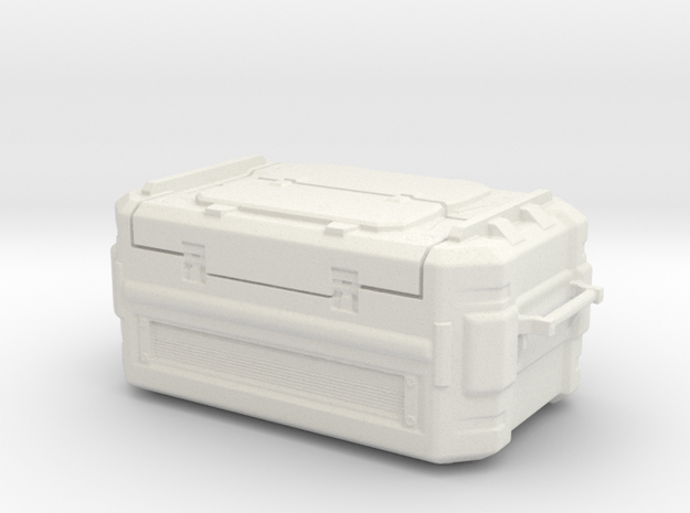 SciFi Cargo container in White Natural Versatile Plastic