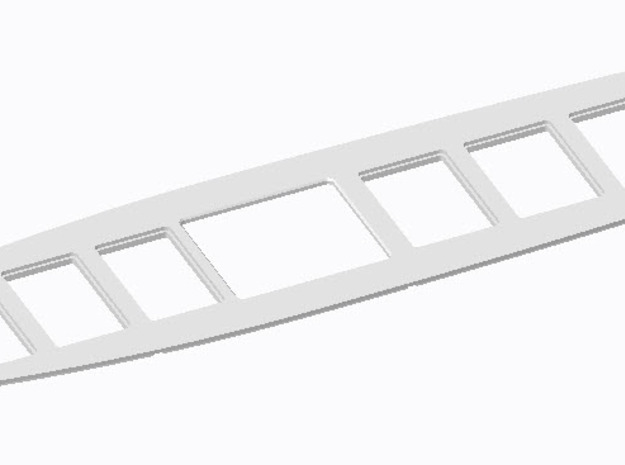 Flurplatten für Kutter K II K in 1:40 in White Natural Versatile Plastic