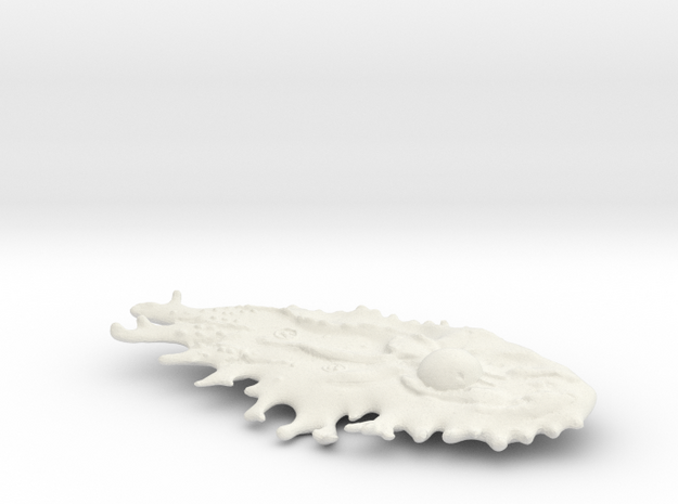 Omni Scale Monster Medium Space Amoeba MGL in White Natural Versatile Plastic