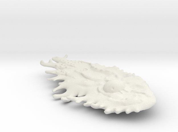 Omni Scale Monster Large Space Amoeba MGL in White Natural Versatile Plastic