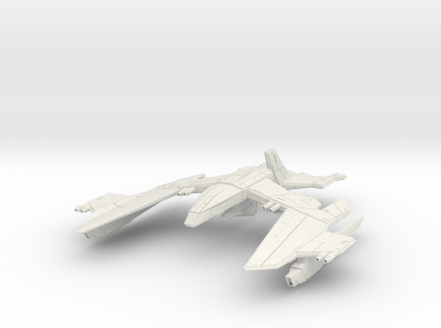 Romulan Nighteagle Class refit WarBird II in White Natural Versatile Plastic