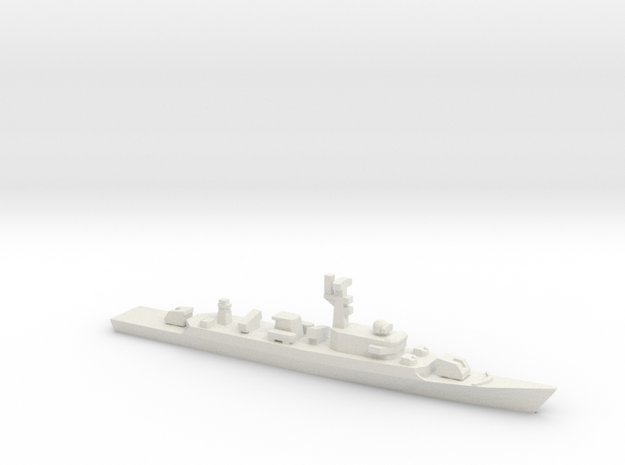 PLA[N] Type 053H2 Frigate w/ YJ-83, 1/2400 in White Natural Versatile Plastic