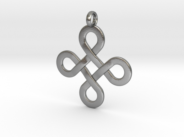 Celticknot Pendant in Natural Silver