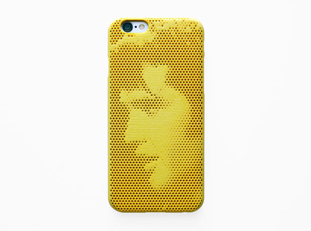 iPhone 6S case_Elvis Presley No.2 in Yellow Processed Versatile Plastic