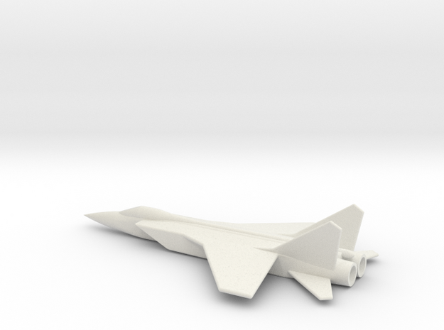 MiG-31 Foxhound 1/200 scale in White Natural Versatile Plastic