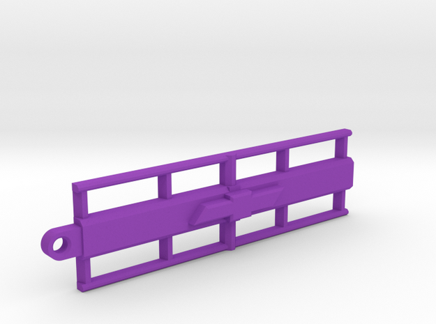 Chevy Key Chain in Purple Processed Versatile Plastic