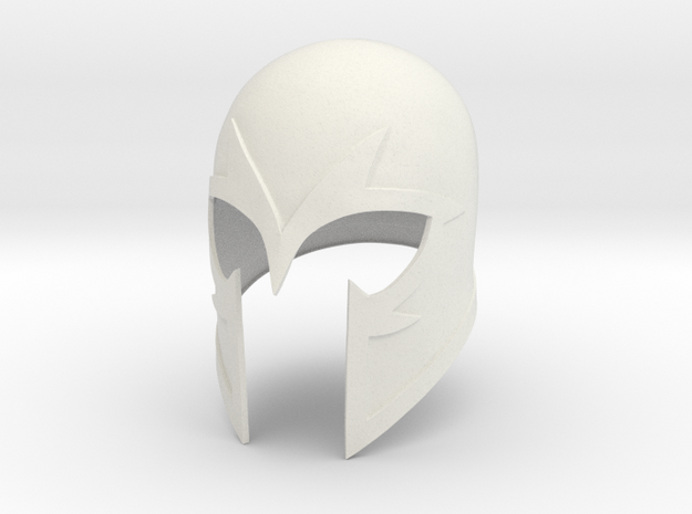 X-Men: First Class -Magneto helmet (no horns) in White Natural Versatile Plastic