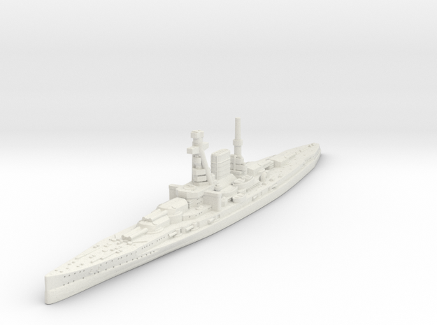 Ersatz Yorck Battlecruiser (German Navy) in White Natural Versatile Plastic