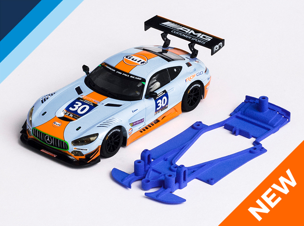 1/32 Scalextric AMG Mercedes GT3 Chassis NSR pod