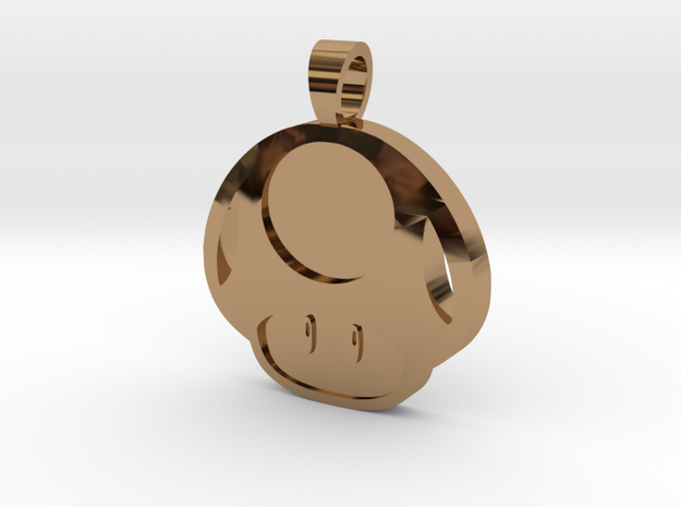 Toad  [pendant] in Polished Brass