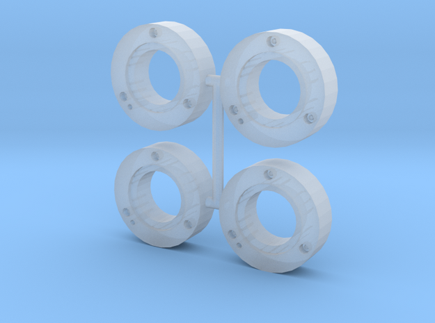 MF inner wheel weights v2.0 (4 pack) in Tan Fine Detail Plastic