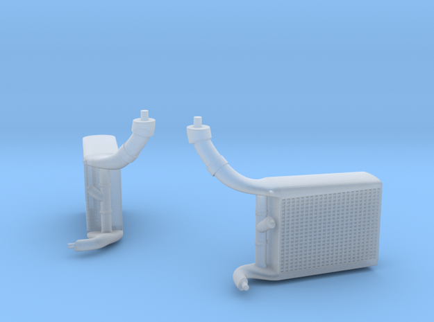 late version intercoolers for the 1/20th McLaren M in Smoothest Fine Detail Plastic