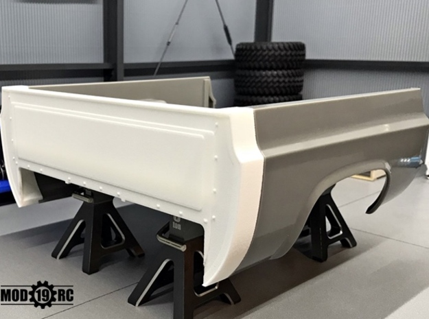 Bed Extension -12.6 In. Wheelbase for RC4WD Blazer in White Natural Versatile Plastic