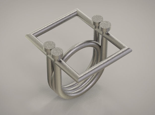 EQUAL 6 - SIZE 8 in Polished Nickel Steel