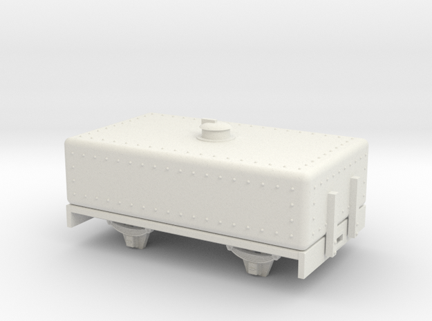 1:32/1:35 Tank Tar wagon in White Natural Versatile Plastic