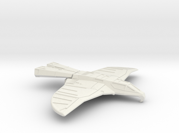 Hawk Fighter (Buck Rogers) in White Natural Versatile Plastic