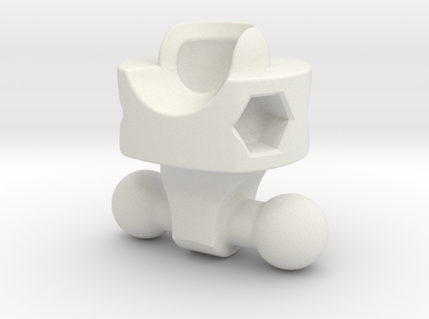 Belted Hip for ModiBot in White Natural Versatile Plastic