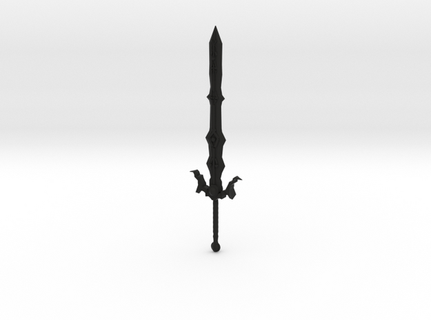 Concept Rune Sword in Black Natural Versatile Plastic