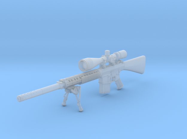 1/16th K11 with bipod suppressor and hunter scope