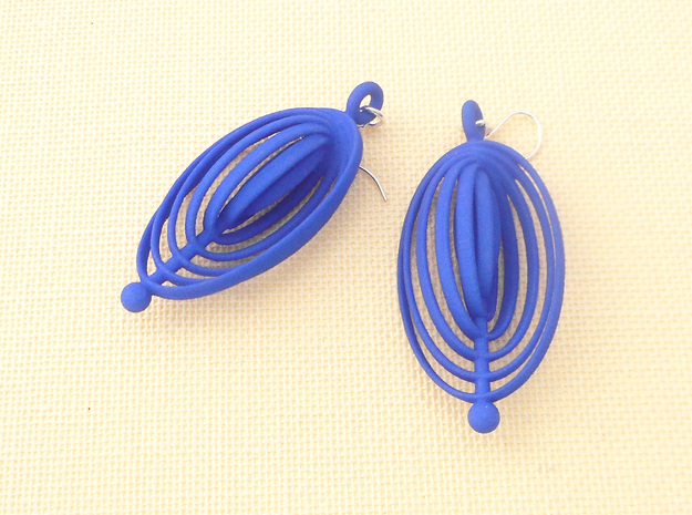 Ovals - Earrings in Nylon Plastic