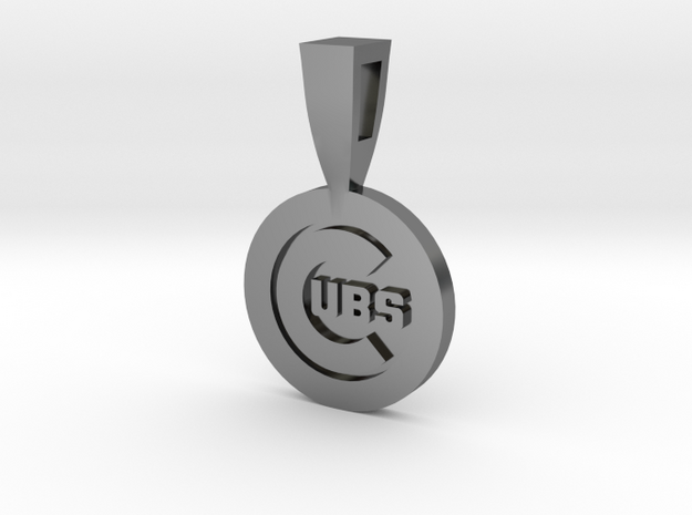 CHICAGO CUBS in Fine Detail Polished Silver