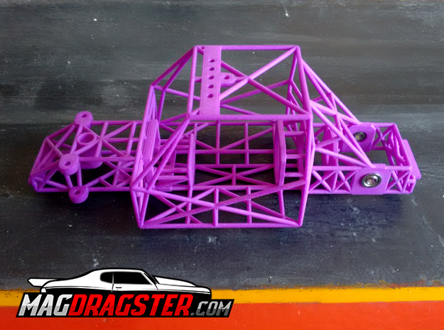 MagDragster [MD-Golf01] RC Car / MagRacing Car in Purple Processed Versatile Plastic