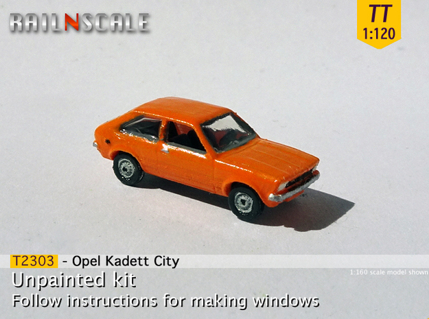 Opel Kadett City (TT 1:120) in Tan Fine Detail Plastic