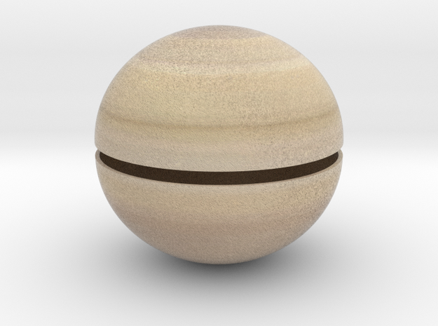 Saturn (Bifurcated) 1:0.7 billion in Full Color Sandstone