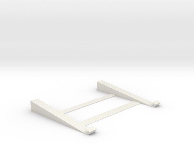 Cool Laptop/Notebook Stand  in White Natural Versatile Plastic