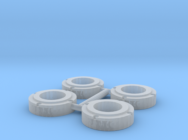 MF (outer) wheel weights in Tan Fine Detail Plastic
