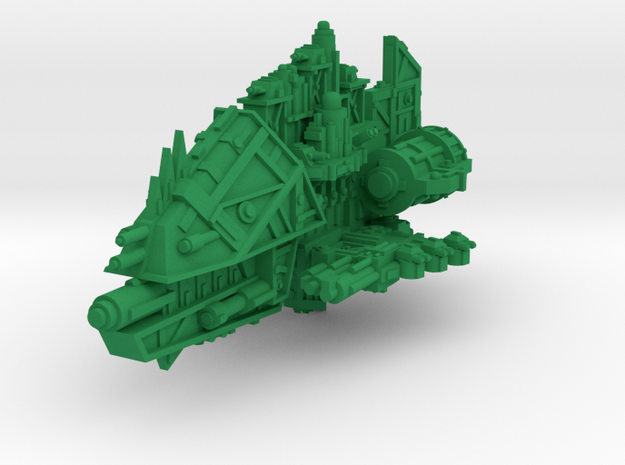 Killer Cruiser (Cannons) in Green Processed Versatile Plastic