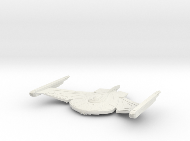 Romulan WarBird  V2 in White Natural Versatile Plastic