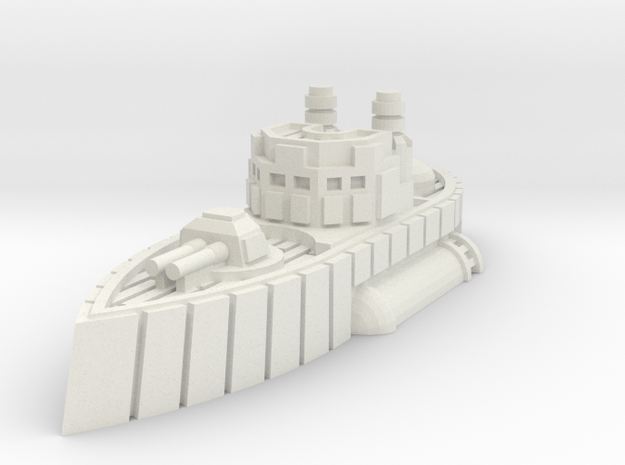 Carlisle Class Heavy Destroyer in White Natural Versatile Plastic