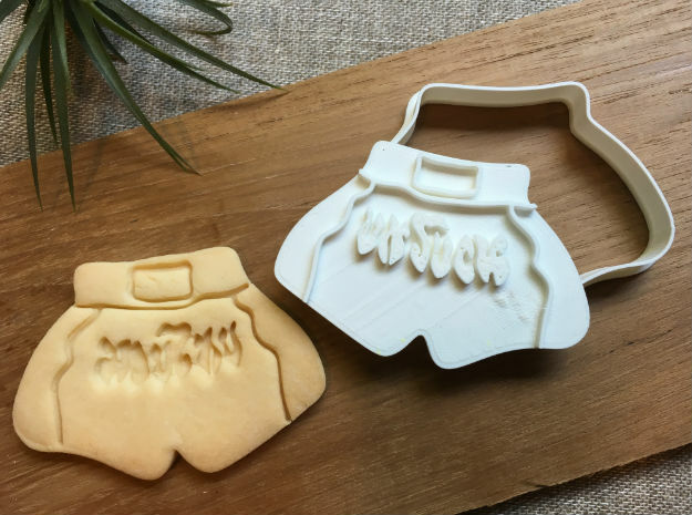 thaiboxing-cookiecutter in White Natural Versatile Plastic