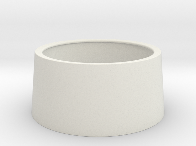 Blucon / Nightrider Ring to build your own silicon in White Natural Versatile Plastic