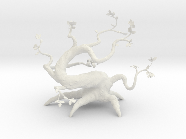 Fantasy Tree in White Natural Versatile Plastic