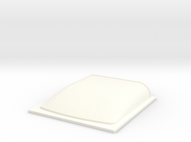 Roof Mold -1mm in White Processed Versatile Plastic