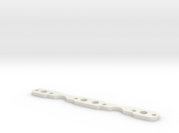 Header Plate for RC4WD V8 (type 1) in White Natural Versatile Plastic
