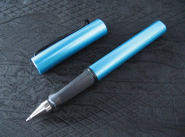 Pen Grip for Lamy Safari RB (Uni UMR-1/5/7/10) in Black Premium Versatile Plastic