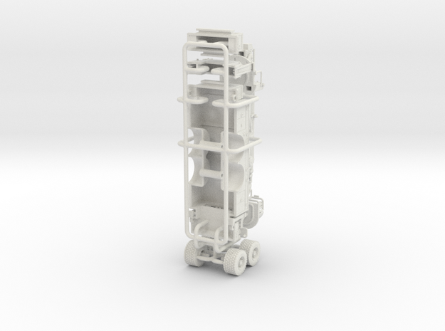1/64 75' Tower Ladder body w/ boom V3 in White Natural Versatile Plastic