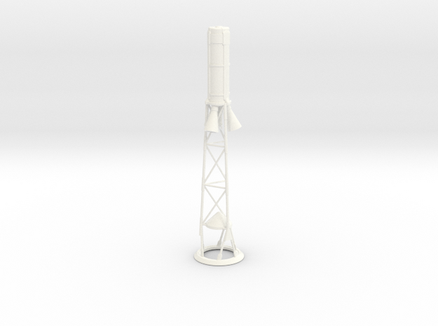 Mercury Tower for BT-80 Mercury Nose Cone in White Processed Versatile Plastic