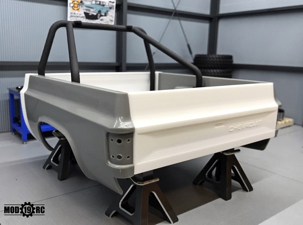 Tailgate - Late - Chevy for RC4WD Blazer in White Natural Versatile Plastic