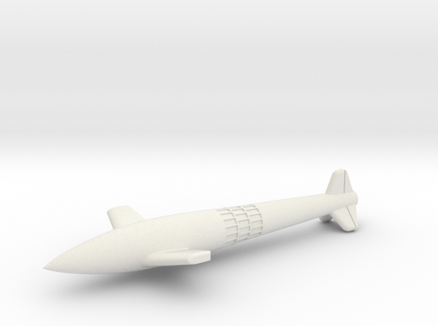 (1:144) Schmidt-Madelung 1934 Flying Bomb Project in White Natural Versatile Plastic