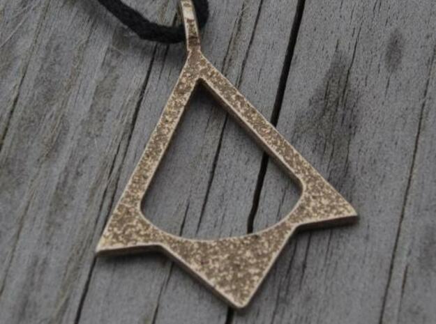 AC Brotherhood - Thieves' necklace in Polished Bronzed Silver Steel