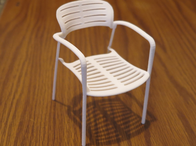 Knoll Toledo Chair 3.68" tall in White Natural Versatile Plastic