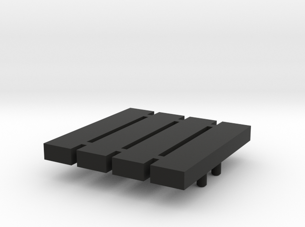 4 x Halterung für Loco Buggy V 2.2 in Black Natural Versatile Plastic