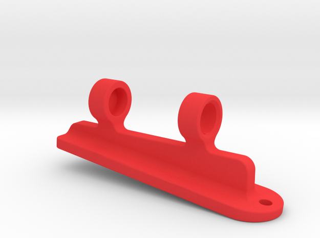 6 degree Pinball Playfield Spirit Level in Red Processed Versatile Plastic